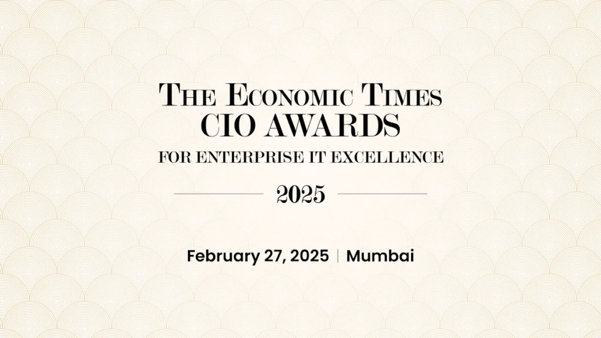 IT Excellence Awards- CIO Awards